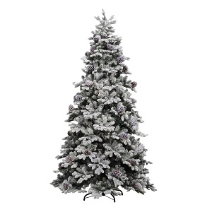 4FT Slim Snowy Yukon Pine Puleo Christmas Tree | AT67