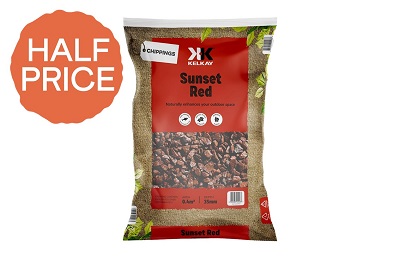 Large Sunset Red Chippings