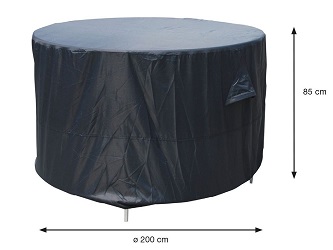 Coverit Round Dining Set Cover