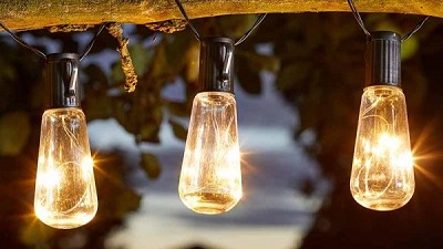 Smart Solar EUREKA! Lightbulbs String Lights