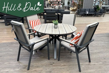Hill & Dale Beverley 4 Seat Dining Set