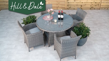 Hill & Dale Hebden 4 Seat Dining Set