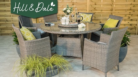 Hill & Dale Hebden 6 Seat Dining Set