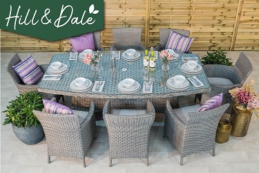 Hill & Dale Hebden 8 Seat Dining Set