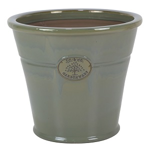 JC & Co Antique Grey Cone Pot 20cm - Apta