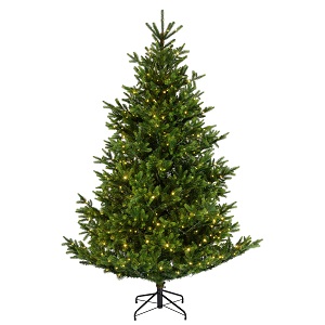 7FT Nordmann Fir Pre-lit Kaemingk Everlands Artificial Christmas Tree | AT98